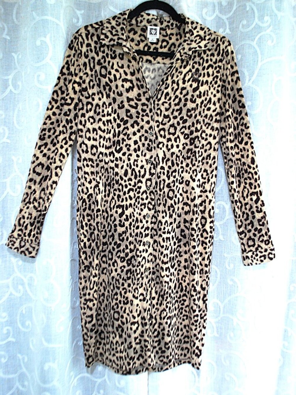 Ann Klein Animal Print Dress Size Small